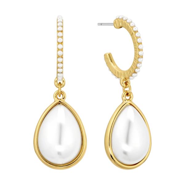 PEARL TEARDROP DANGLE EARRING