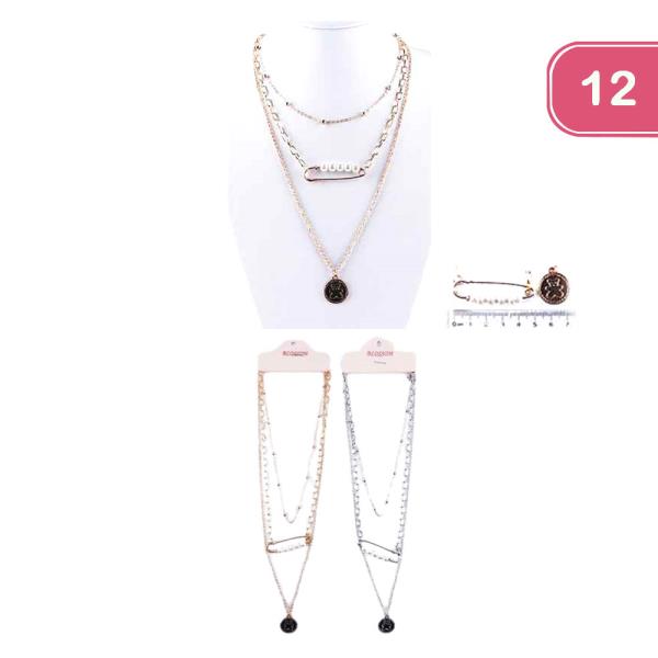 LAYERED NECKLACE (12 UNITS)