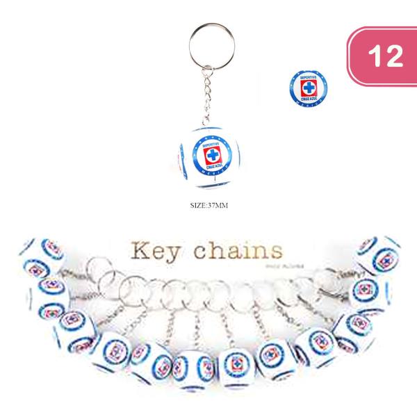 CRUZ AZUL KEYCHAIN (12 UNITS)