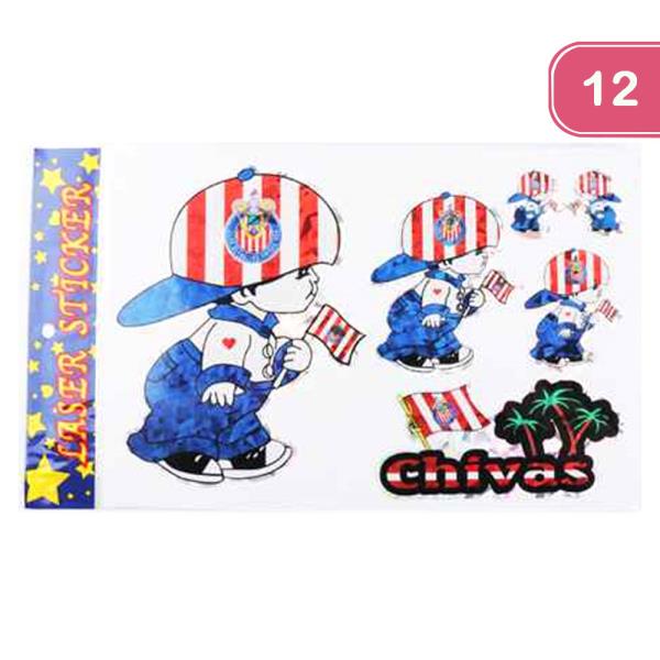 CHIVAS STICKERS (12 UNITS)