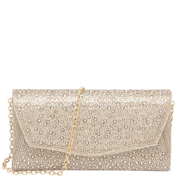 RHINESTONE BLING CHIC EVENING CLUTCH BAG