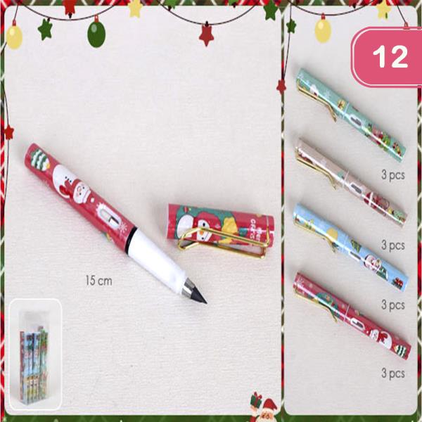 CUTE FRIENDS MERRY CHRISTMAS PEN (12 UNITS)