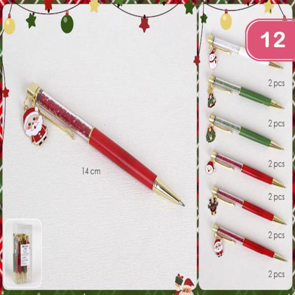 CHRISTMAS METAL HANGING PEN (12 UNITS)