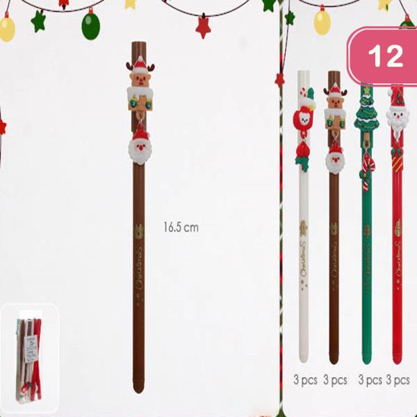 DANGLE CHRISTMAS CHARM PEN (12 UNITS)