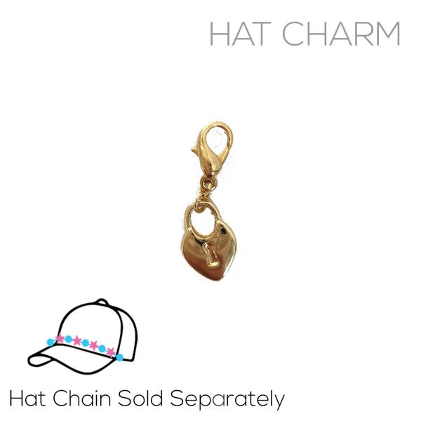 HEART HAT CHAIN CHARM