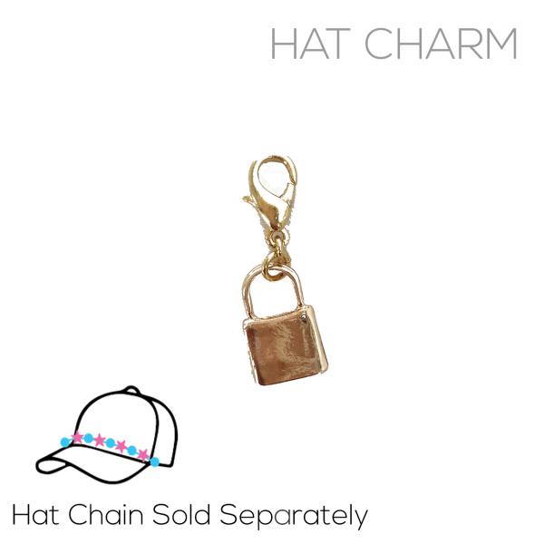 LOCK HAT CHAIN CHARM