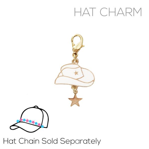 COWGIRL STAR HAT CHARM