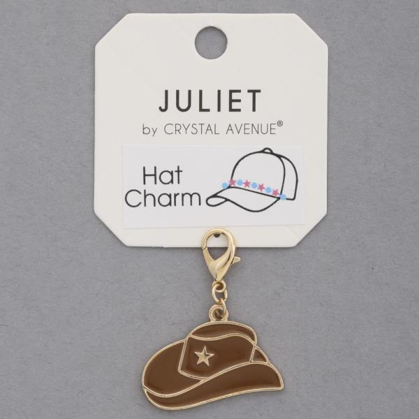 COWBOY HAT CHAIN CHARM