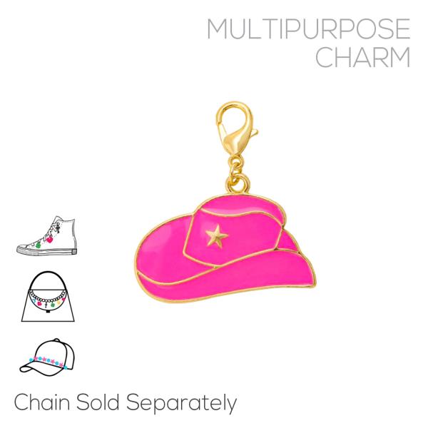 COWBOY HAT CHAIN CHARM