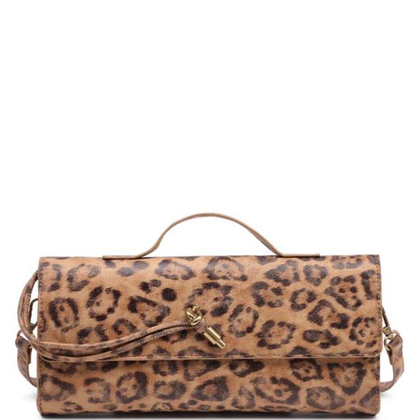 TOP HANDLE LEOPARD ADA CROSSBODY BAG