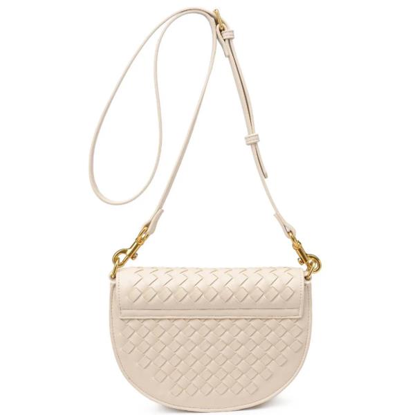 WOVEN BUCKLE ALISE CROSSBODY BAG