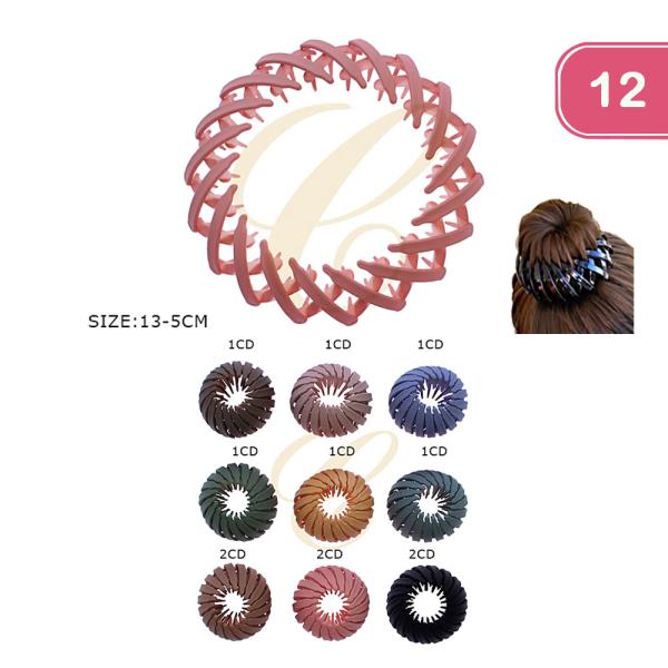 BIRD NEST SHAPE HAIR CLIP (12 UNITS)