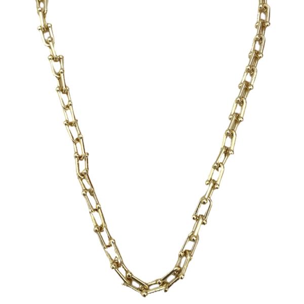 METAL U CHAIN NECKLACE