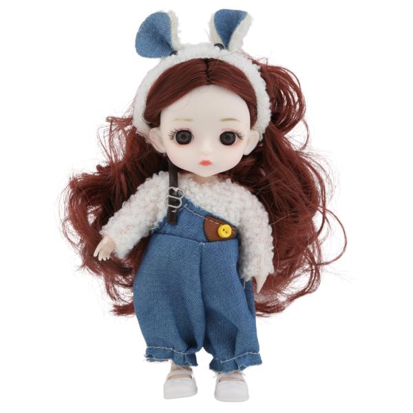 MIRANDA JUMPSUIT WITH CUTE EARS DRESS ME UP DOLL KEYCHAIN BAG CHARM