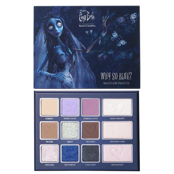 TIM BURTON`S CORPSE BRIDE X BEAUTY CREATIONS "WHY SO BLUE?" MULTI-USE PALETTE