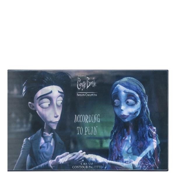 TIM BURTON`S CORPSE BRIDE X BEAUTY CREATIONS "ACCORDING TO PLAN" CREAM CONTOUR PALETTE