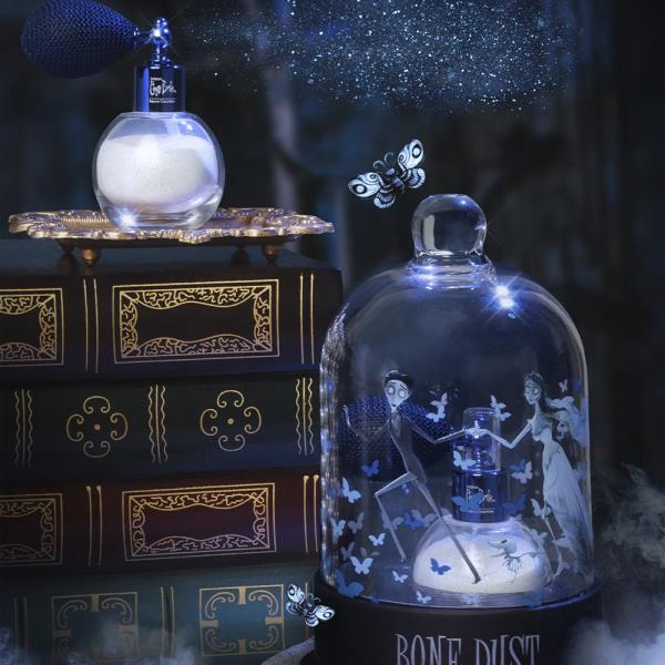 TIM BURTON`S CORPSE BRIDE X BEAUTY CREATIONS "BONE DUST" BODY & HAIR SHIMMER