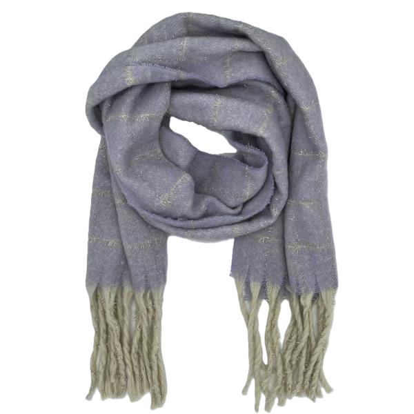 OBLONG SCARF WITH TASSEL