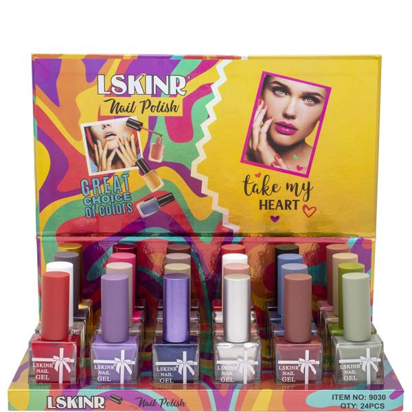 TAKE MY HEART COLOR NAIL POLISH (24 UNITS)