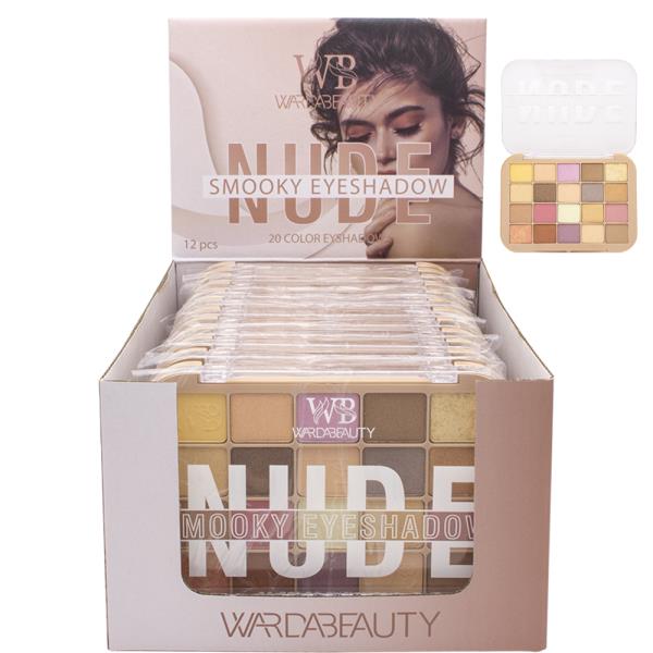 NUDE SMOOKY 20 COLOR EYESHADOW (12 UNITS)