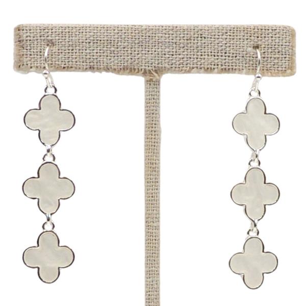 TRIPLE CLOVER DANGLE EARRING