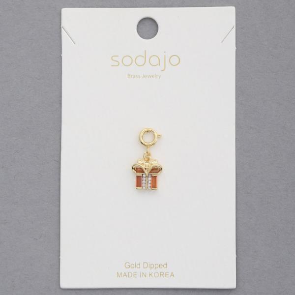 SODAJO GIFT GOLD DIPPED NECKLACE CHARM