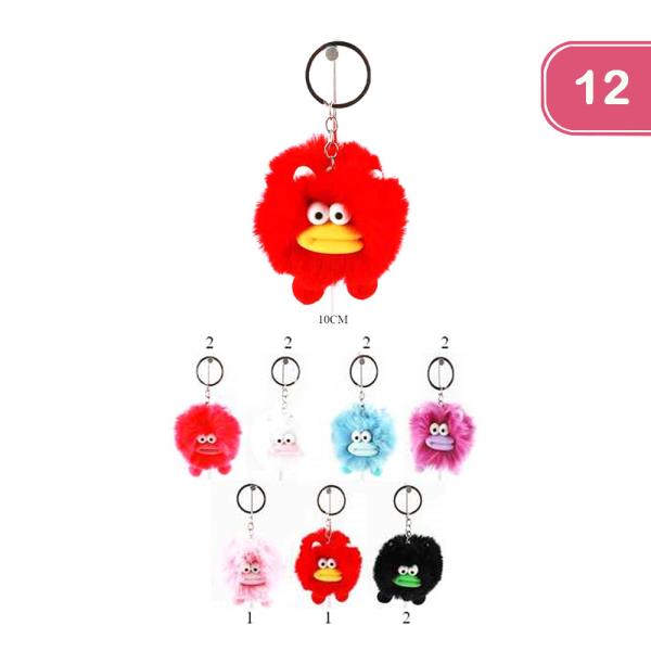 FUZZY KEYCHAIN (12 UNITS)