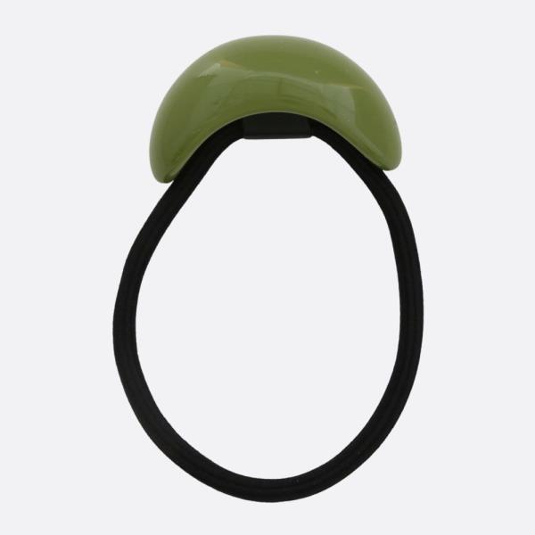 ACETATE DOME ACCENT HAIR TIE