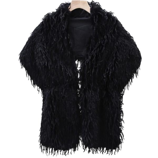 FAUX FUR SHAWL SCARF