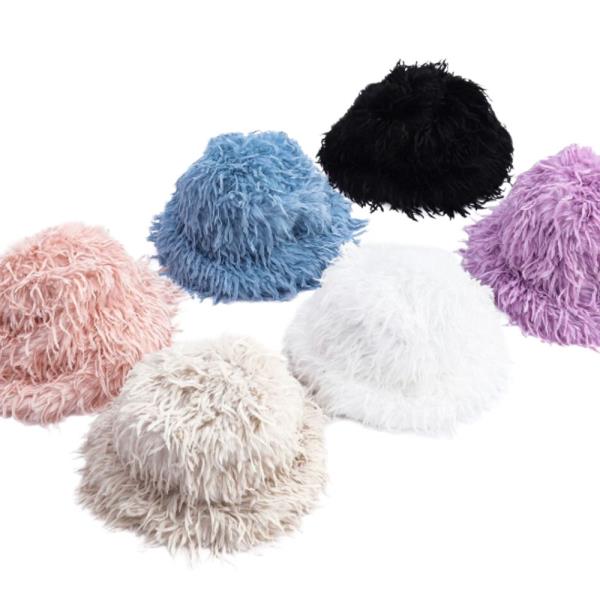 FAUX FUR BUCKET HAT