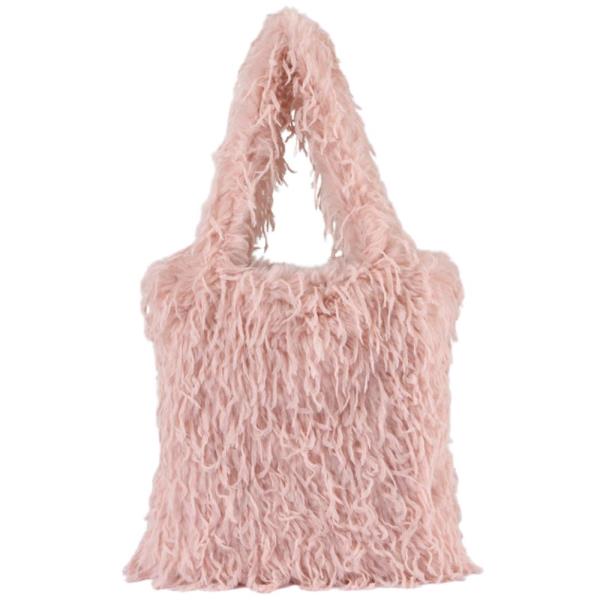 FAUX FUR SHOULDER BAG