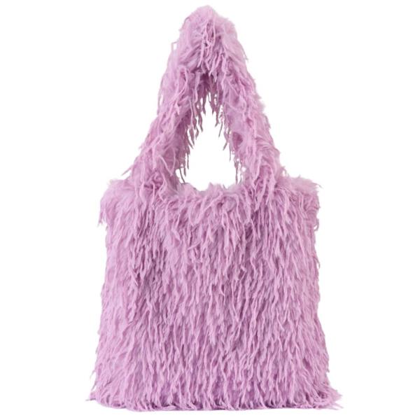 FAUX FUR SHOULDER BAG