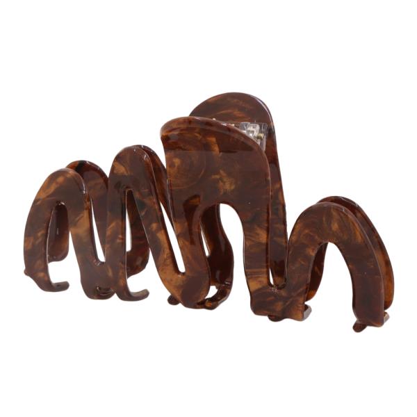 MARBLE PATTERN CLAW HAIR CLIP