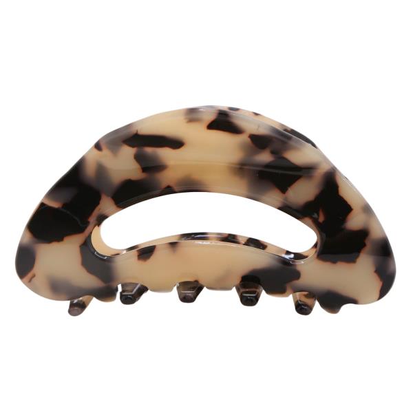 TORTOISE PATTERN CLAW HAIR CLIP