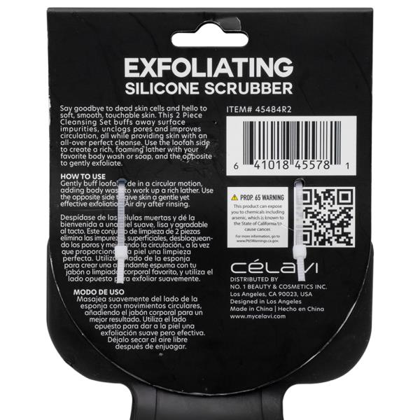 CELAVI EXFOLIATING SILICONE SCRUBBER