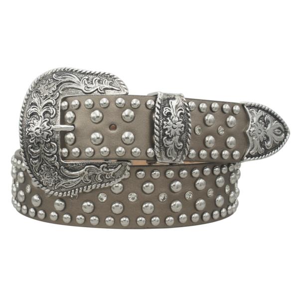 FLORAL WESTERN STUD BUCKLE BELT