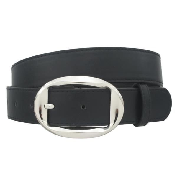 ANGLED OVAL BUCKLE BELT