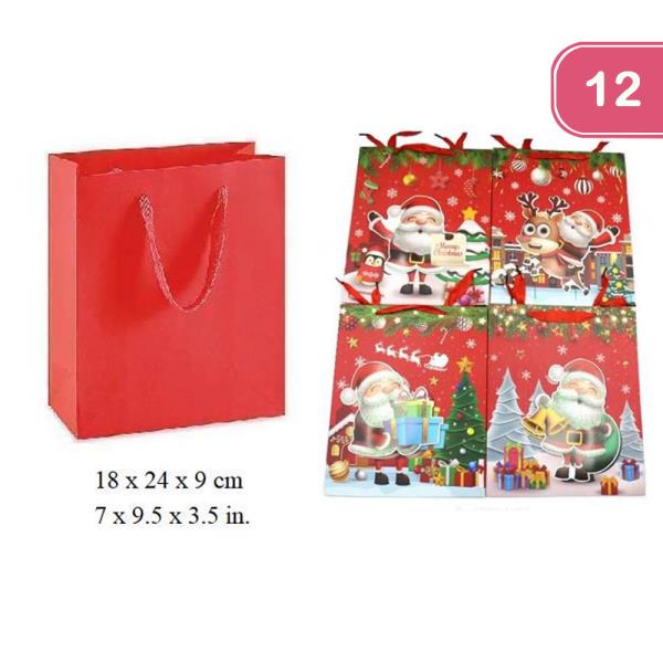 CHRISTMAS GIFT BAG (12 UNITS)