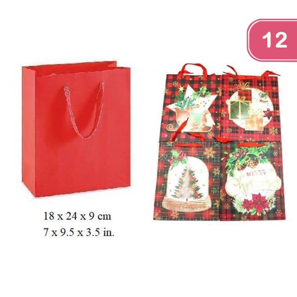 CHRISTMAS GIFT BAG (12 UNITS)