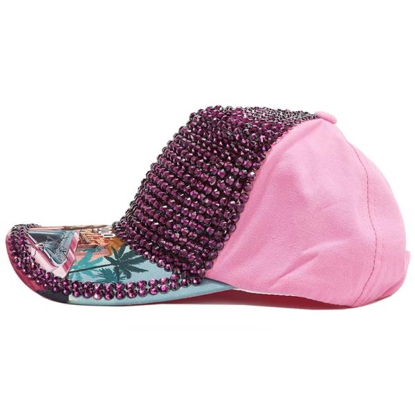 NICOLE LEE RHINESTONE CROWN CAP