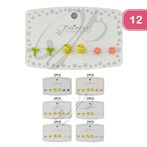 ASSORTED EARRING SET (12 UNITS)