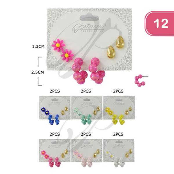 ASSORTED EARRING SET (12 UNITS)