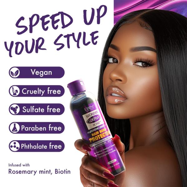 EBIN WONDER WEAVE BOND HAIR PROTECTOR BLACK 250ML