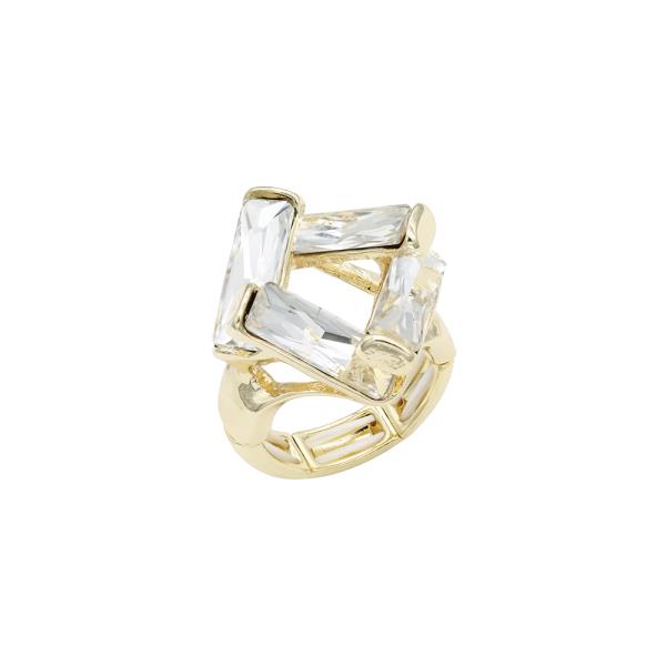 CZ STONE STRETCH RING