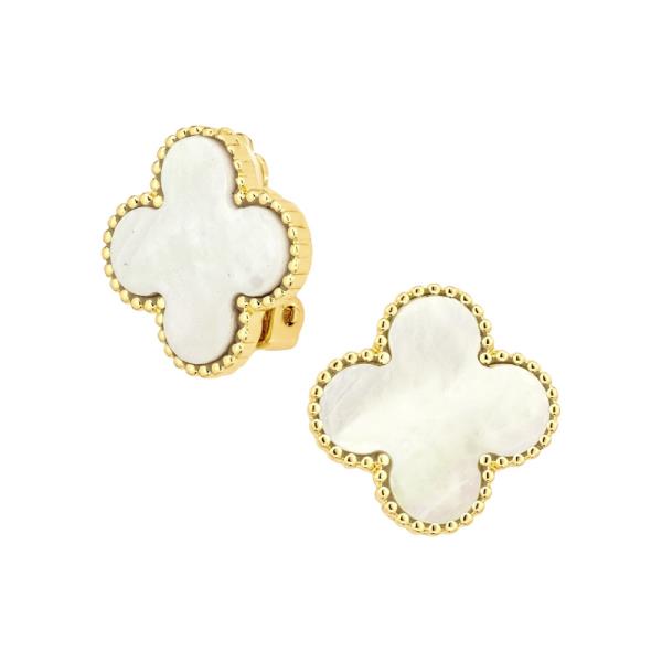 CLOVER CLIP ON EARRING