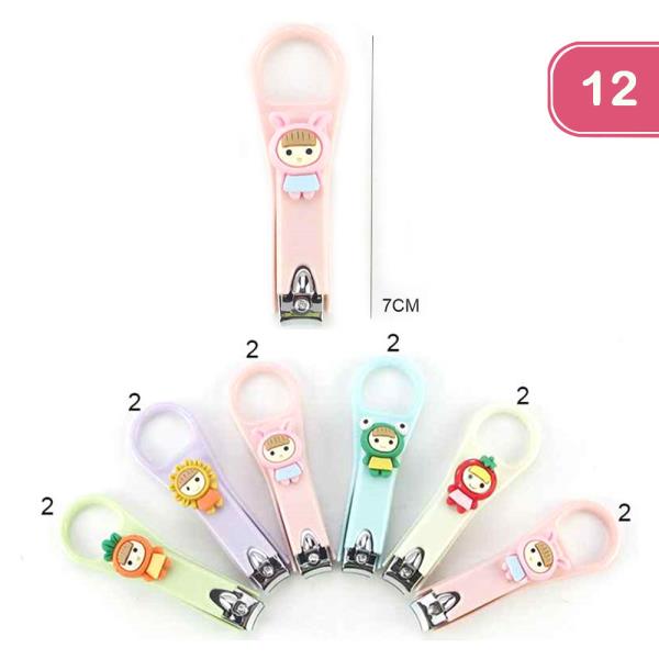 CUTE GIRL CHARACTER CLIPPERS (12 UNITS)