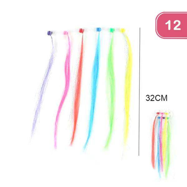 KIDS RAINBOW HAIR CLIP (12 UNITS)