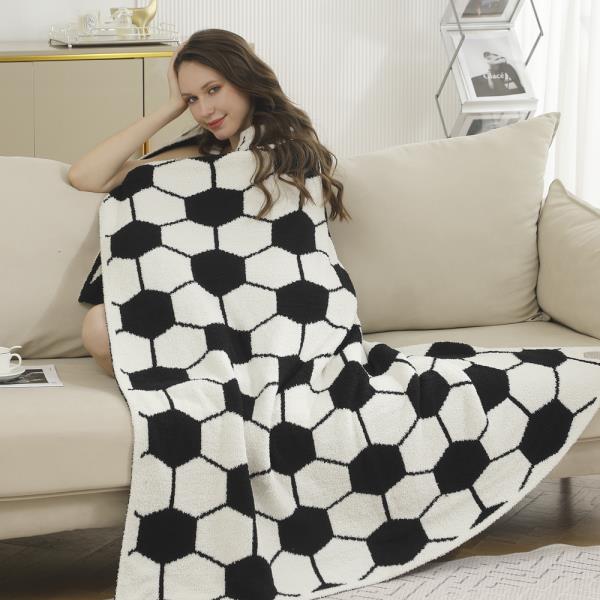 SOCCER THROW BLANKET