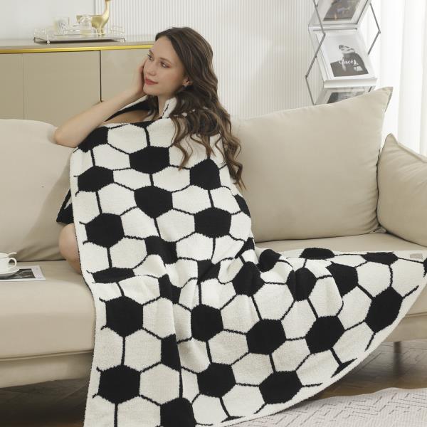 SOCCER THROW BLANKET