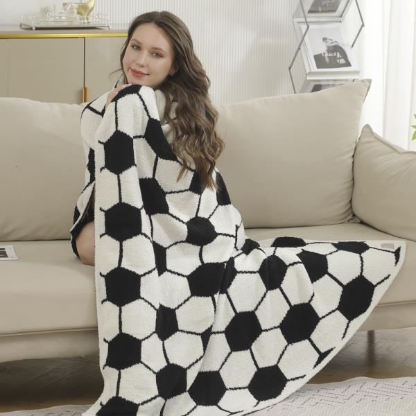 SOCCER THROW BLANKET